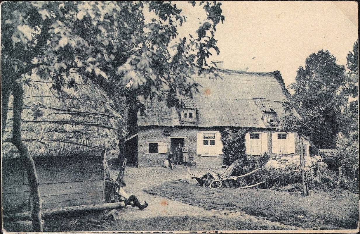 Huisje van Felix Pieraerts - Den Dries, Dorp nr 95 gesloopt in 1910 - Heemkring Ter Ham Steenokkerzeel 